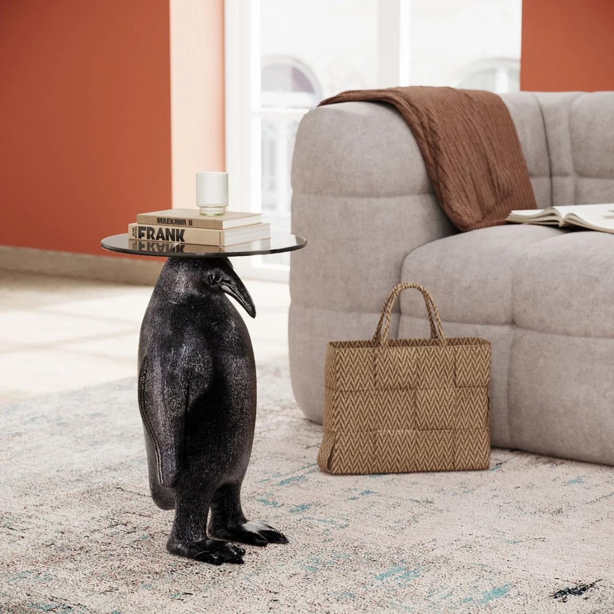 KARE Beistelltisch Animal Ms Penguin