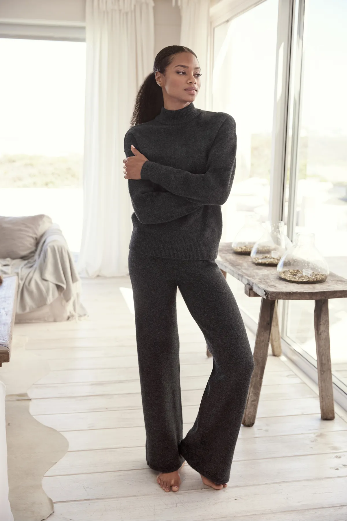 LASCANA  Jogginghose - Grau - Relaxed