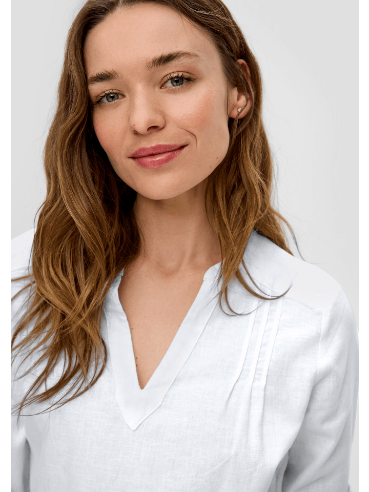 s.Oliver Bluse 3/4 Arm in Weiß günstig kaufen 48