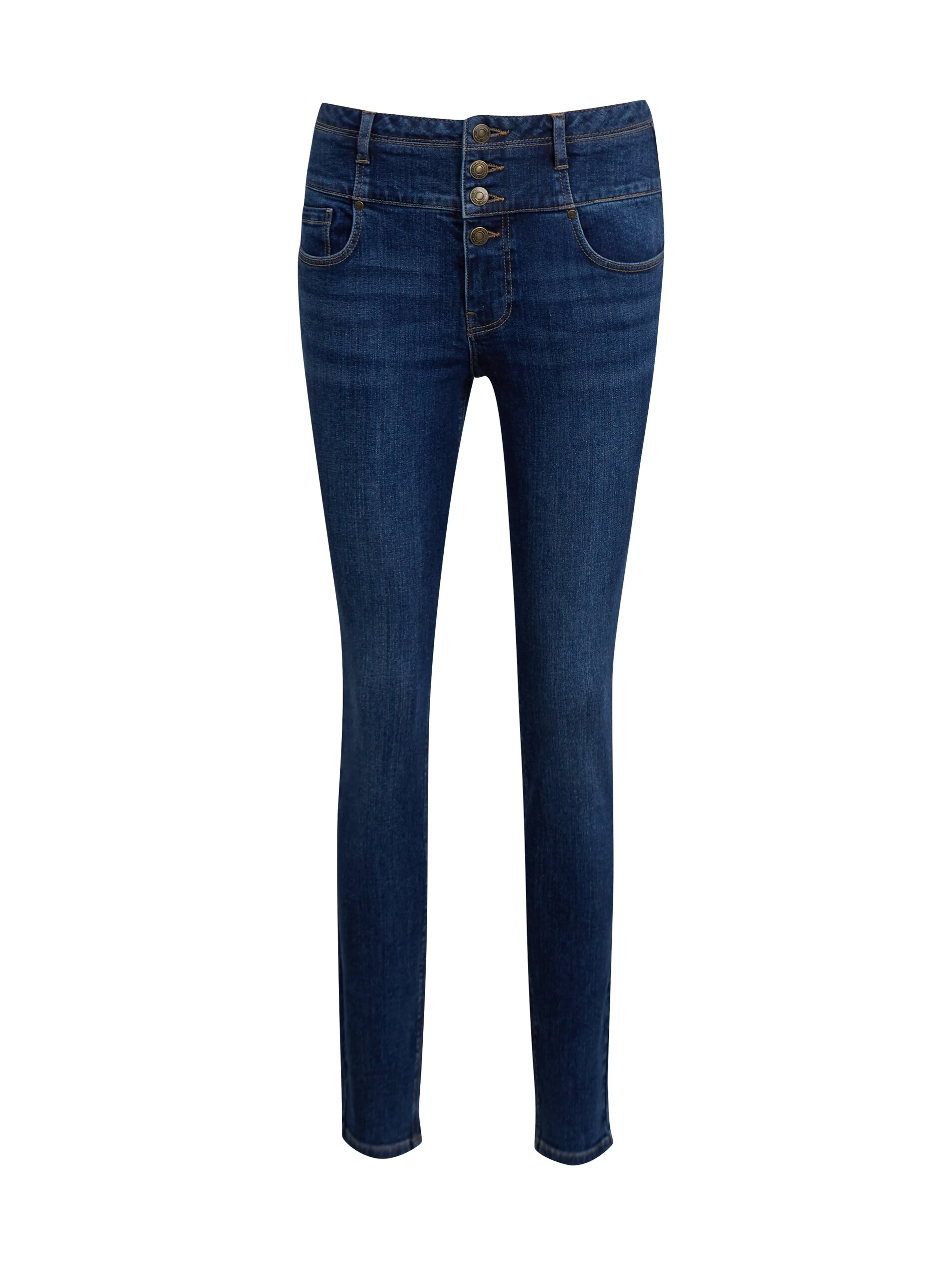 Dunkelblaue Damen Skinny Fit Jeans ORSAY