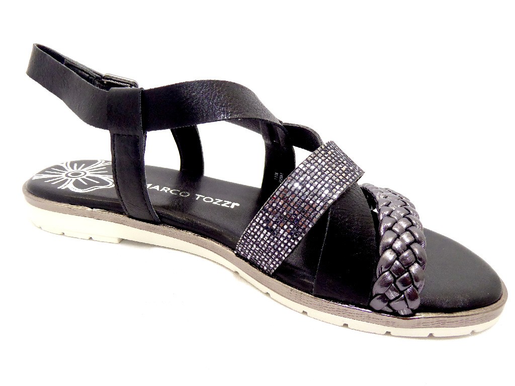 MARCO TOZZI Komfort Sandalen schwarz