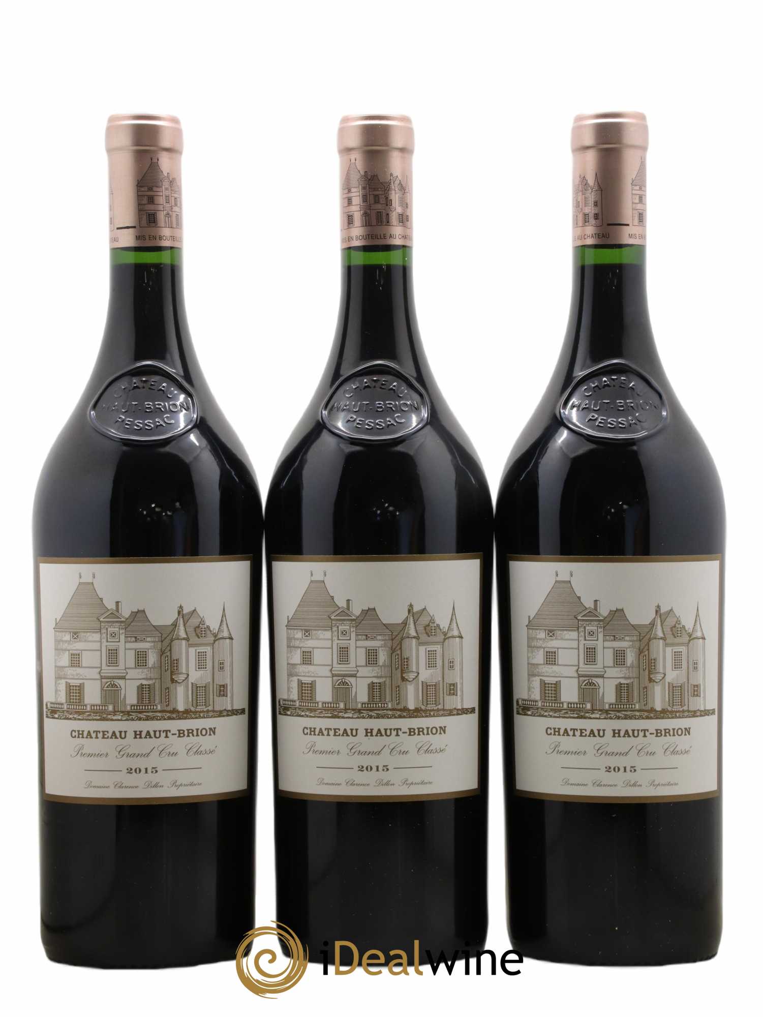 Château Haut Brion 1er Grand Cru Classé  2015 - Lot de 3 Magnums