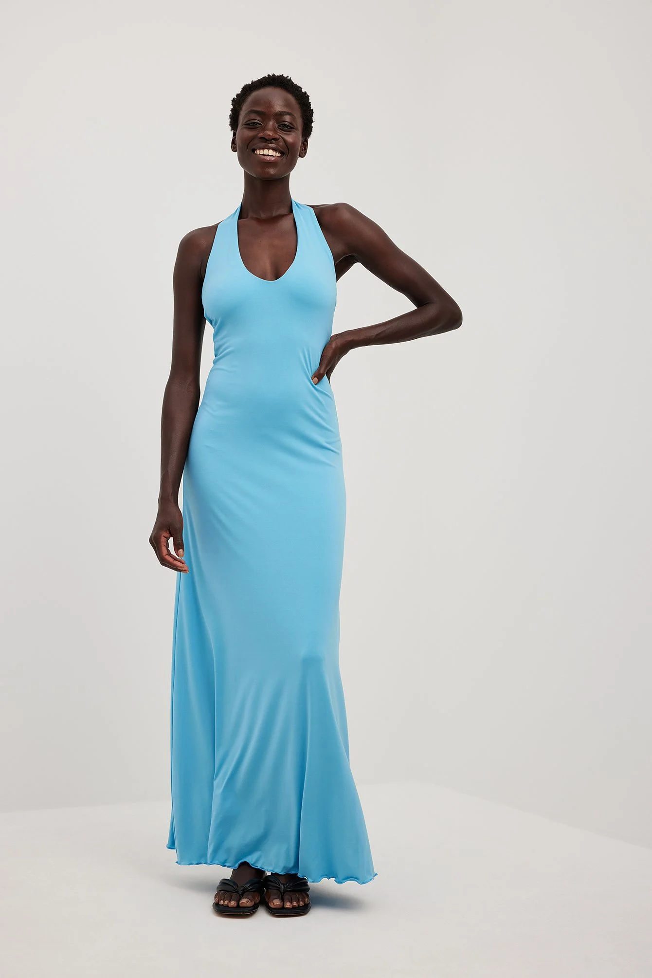 Maxikleid mit Neckholder