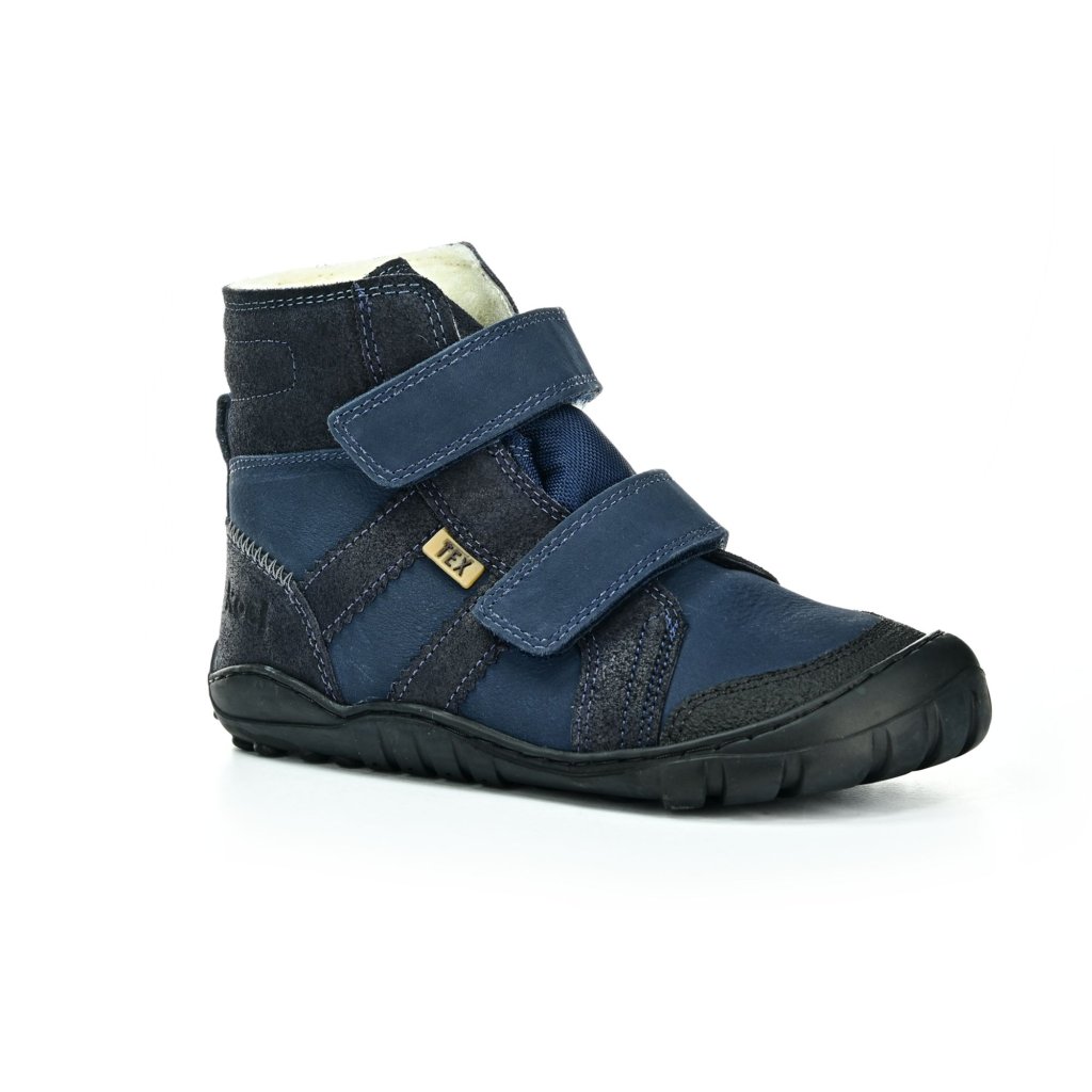 Koel4kids Milo 2.0 Hydro WP Navy Winterbarfußschuhe