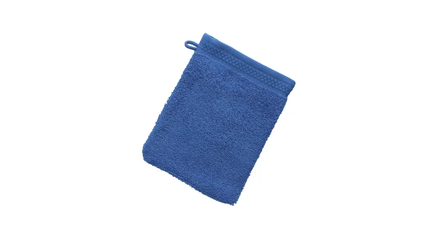 Waschhandschuhe Blau