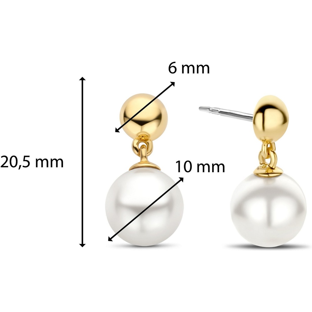 TI SENTO - Milano Boucles d'oreilles à fermoir à poussette 925 Argent Boucles d'oreilles
