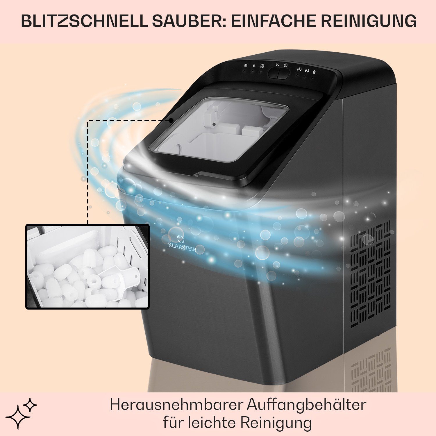 Klarstein Eiswürfelmaschine Partytime