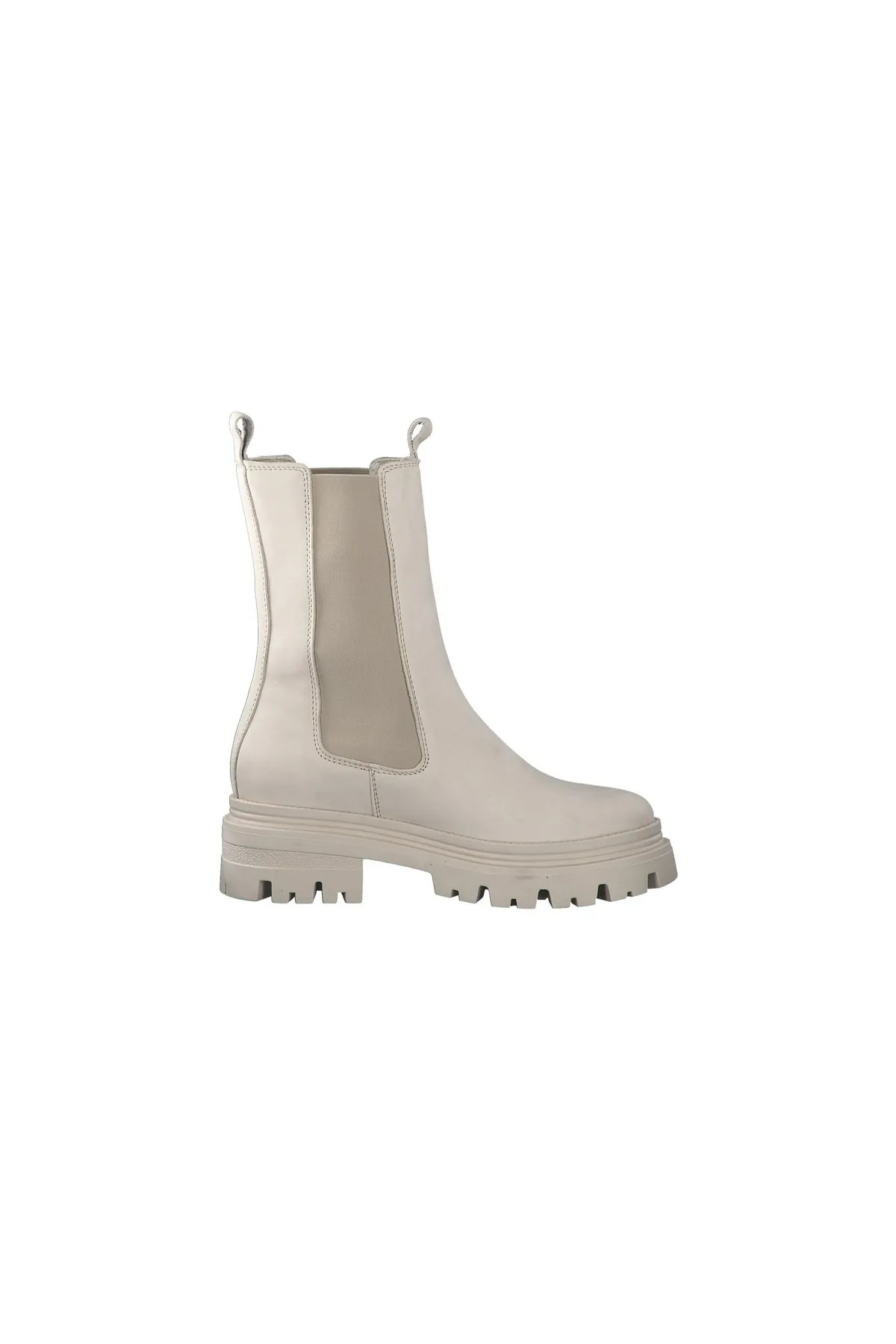 Tamaris  Stiefelette - Beige - Flacher Absatz