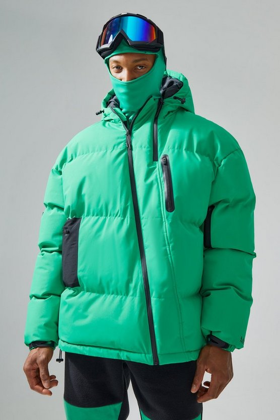 Oversize Ski-Steppjacke