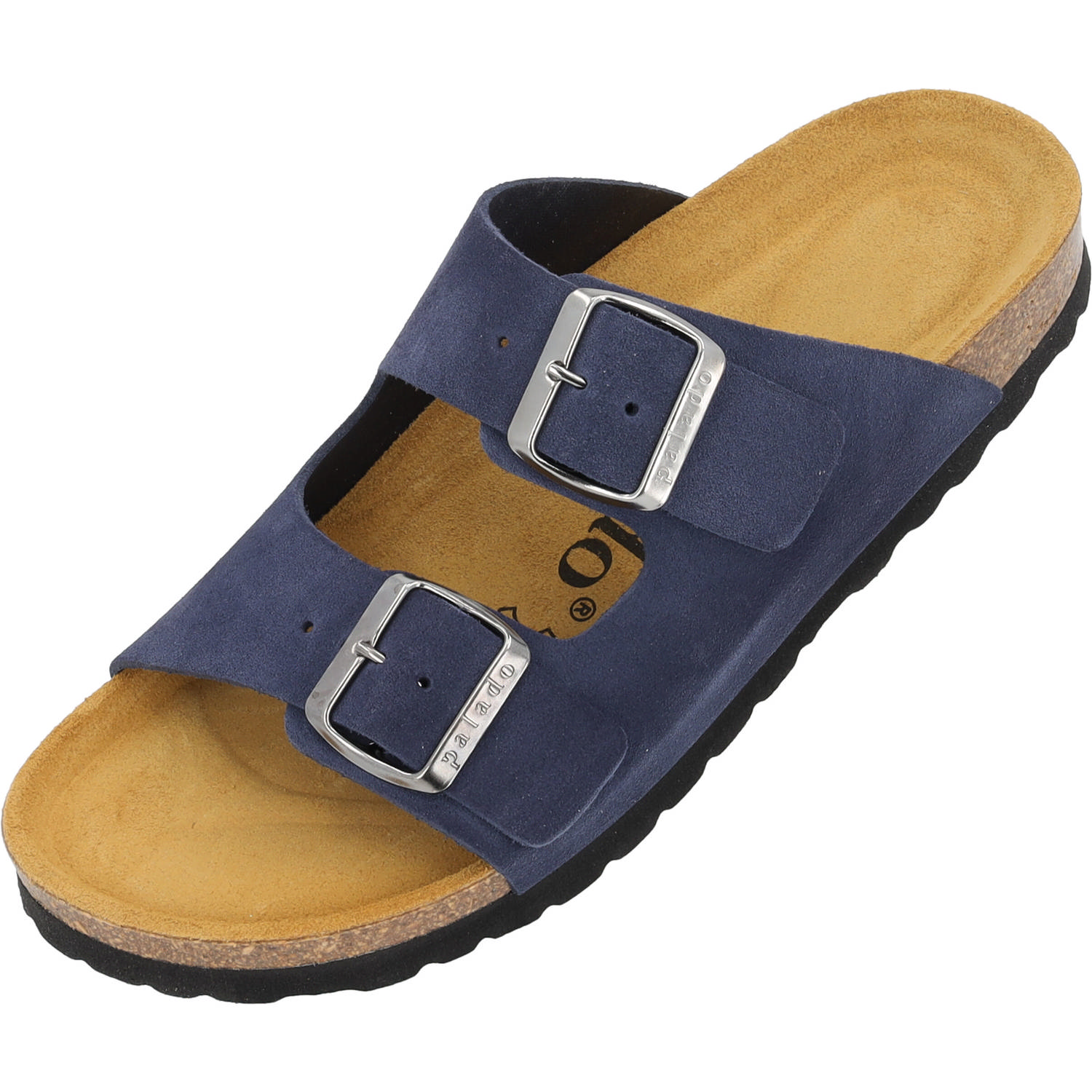 Palado Korfu Premium Leather, Pantoletten, Damen, Dunkelblau