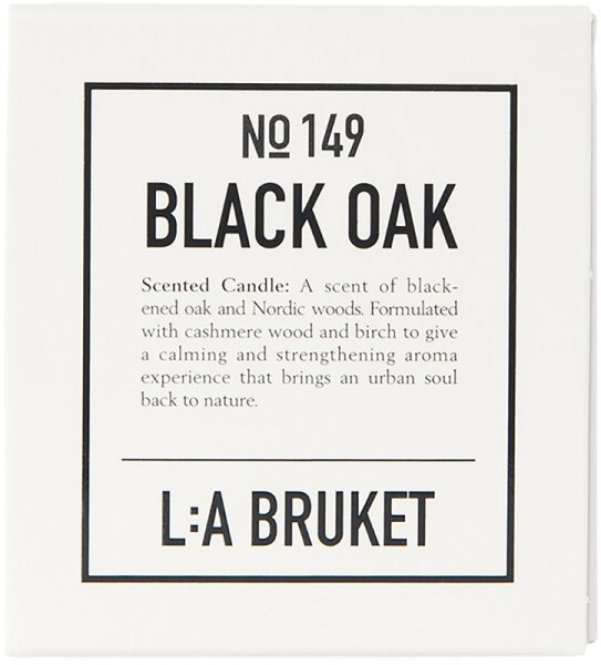 L:A Bruket No. 149 Scented Candle Black Oak Duftkerze