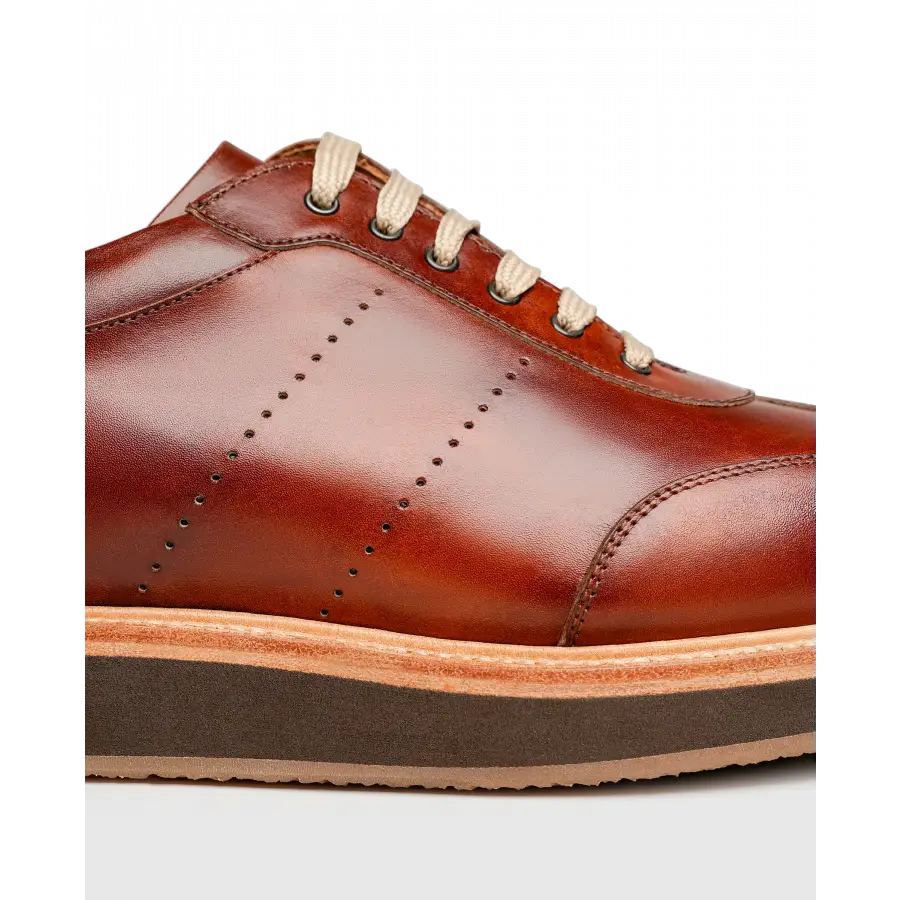 Heinrich Dinkelacker - Sneaker low LONDON TC Kalbsleder - braun