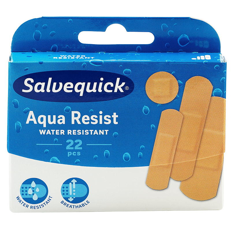 Salvequick Vannfast plaster 22 stk, Salvequick
