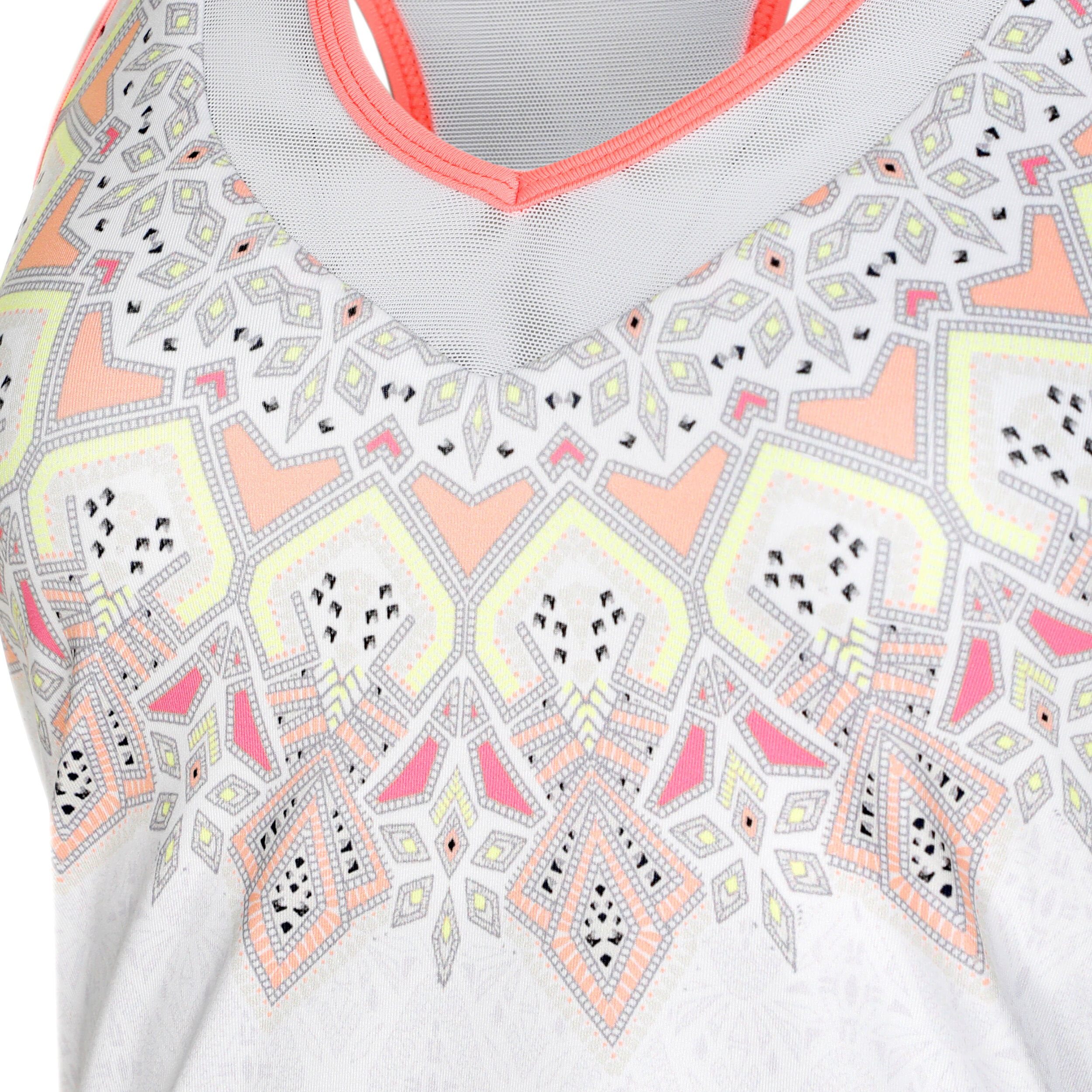 Geo Grande With Bra Tank-Top Damen - Weiß, Mehrfarbig