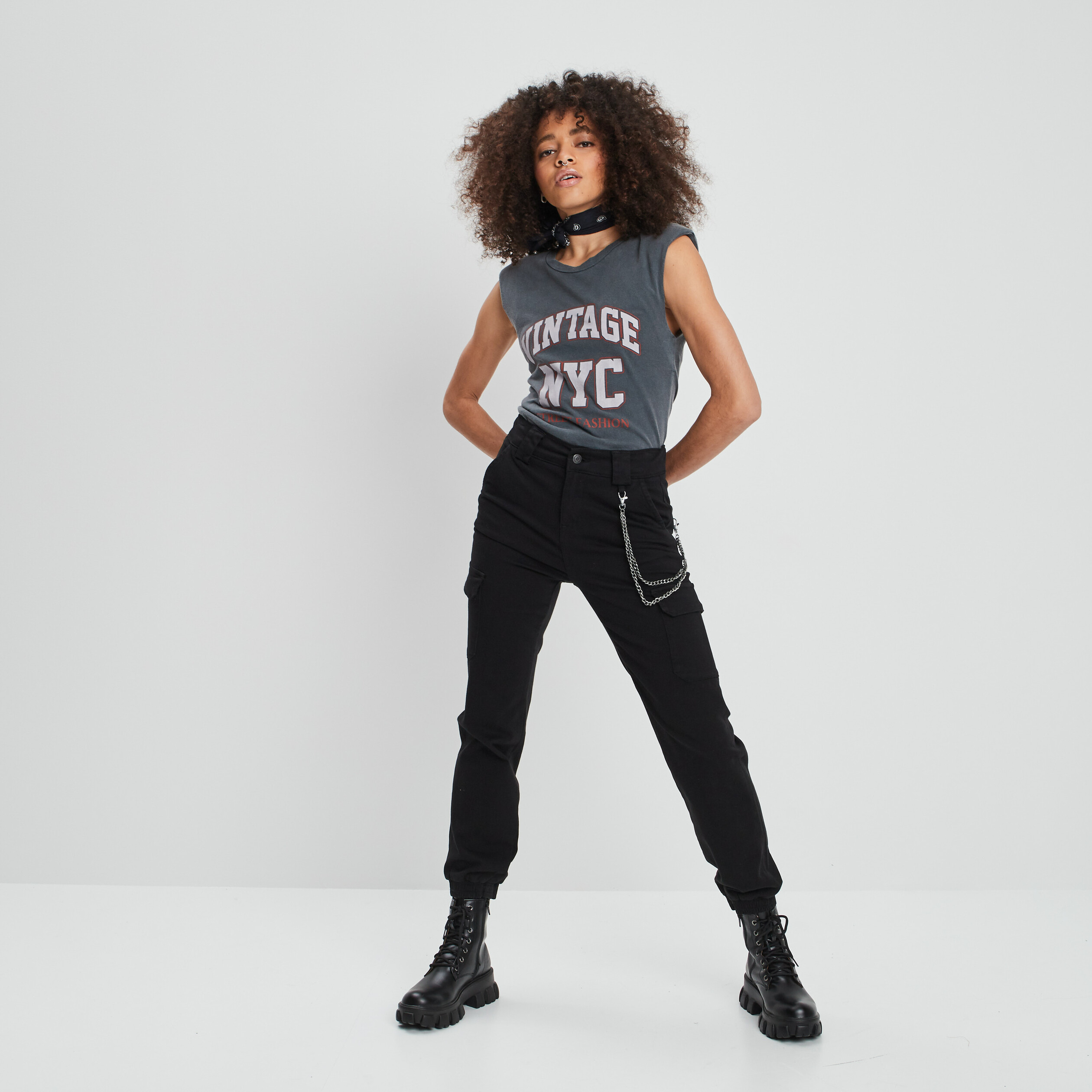 T-shirt manches courtes gris femme | La Halle