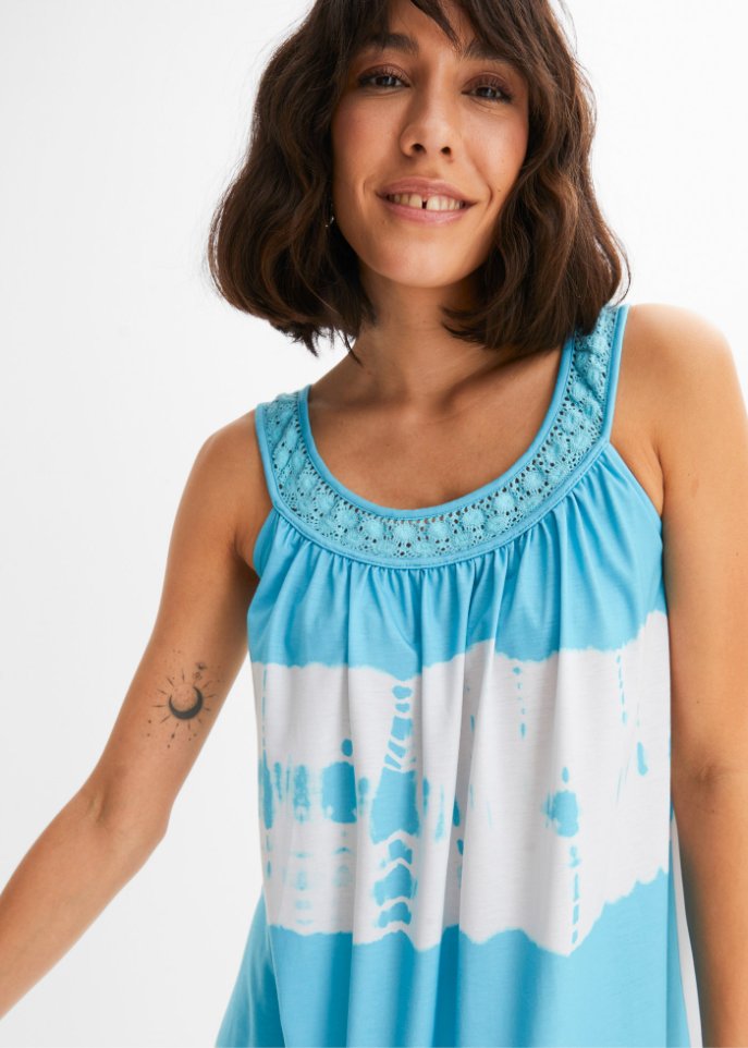 Kleid mit Batikdruck