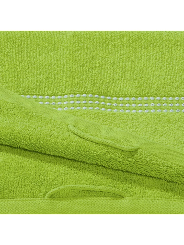 Erwin Müller Duschtuch 2er-Pack Mannheim in apfelgrün günstig kaufen 70 x 140 cm
