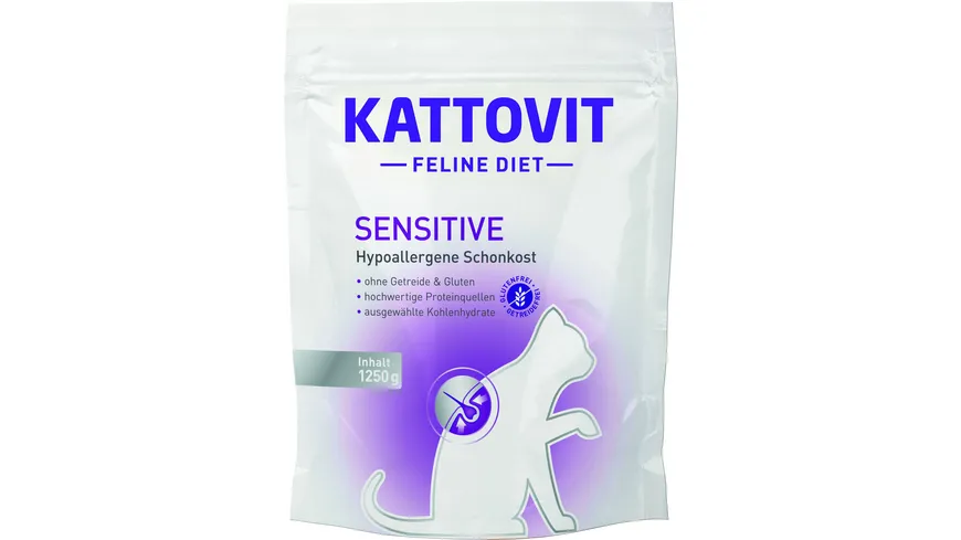 Kattovit Katzennassfutter Feline Diet Sensitive 1250 g