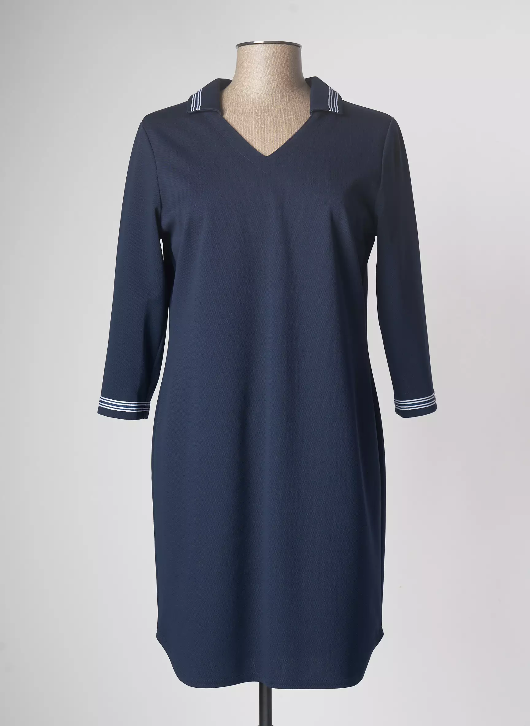 Gevana Robes Courtes Femme couleur bleu