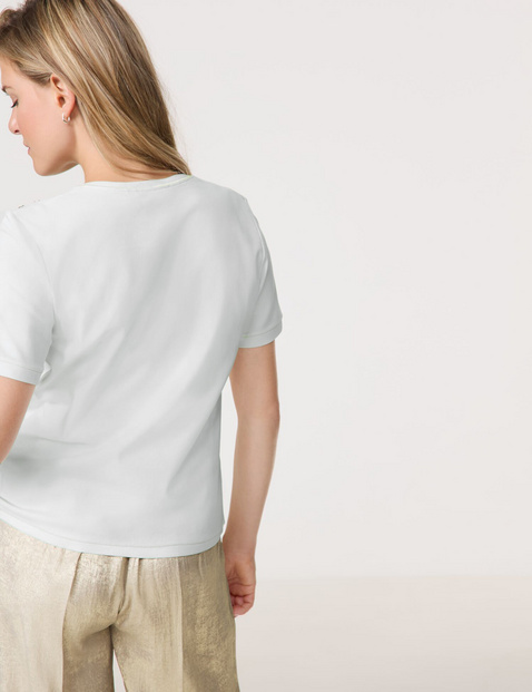 Baumwollshirt mit schmückenden Details