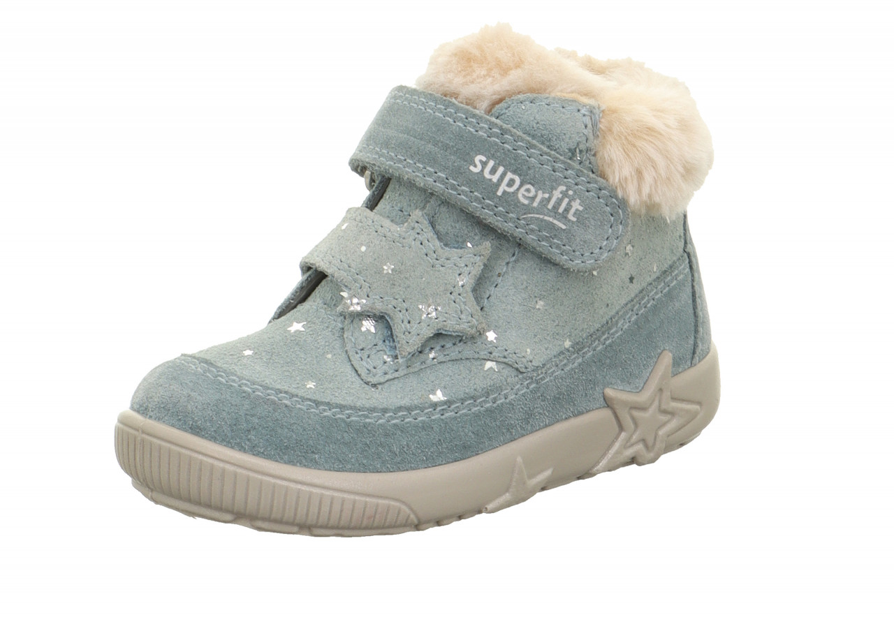 STARLIGHT - Hellgrün Boots mit Klettverschluss