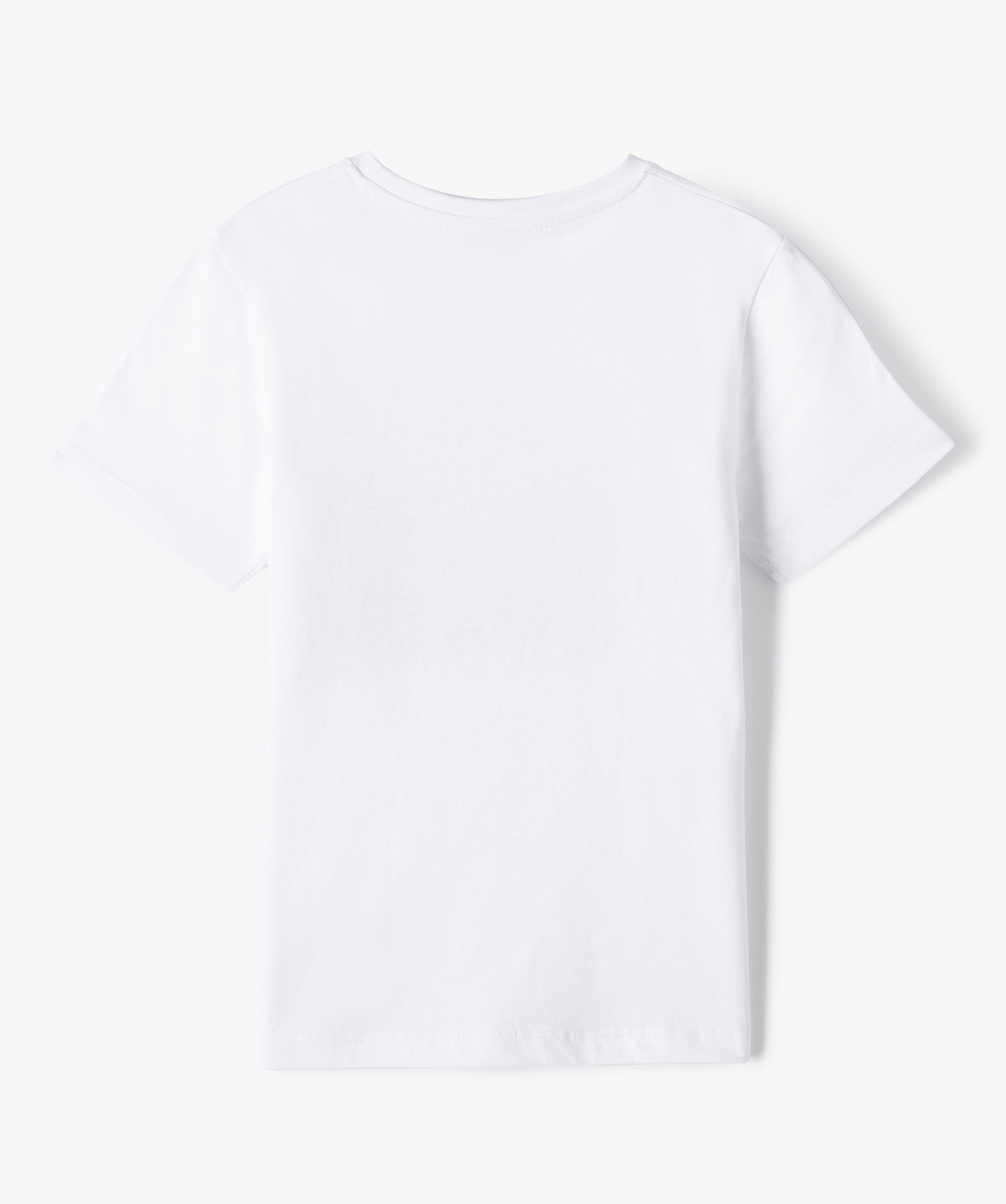Tee-shirt Garçon à manches courtes à motifs animaux blanc | GEMO