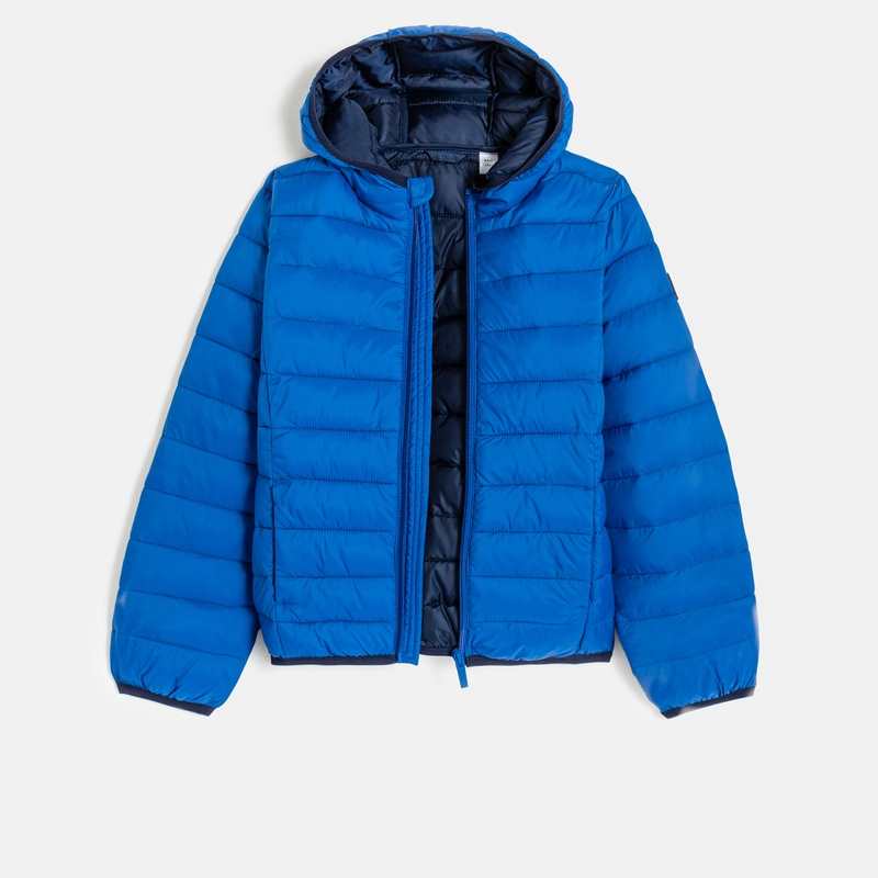 Doudoune chaude et légère bleue garçon
