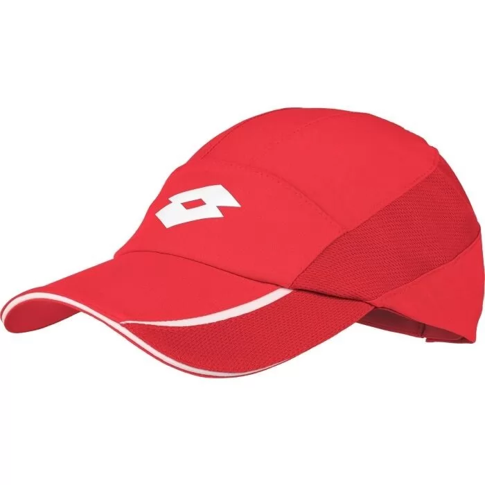 TENISOVÁ ČEPICE W ČERVENÁ FLUO