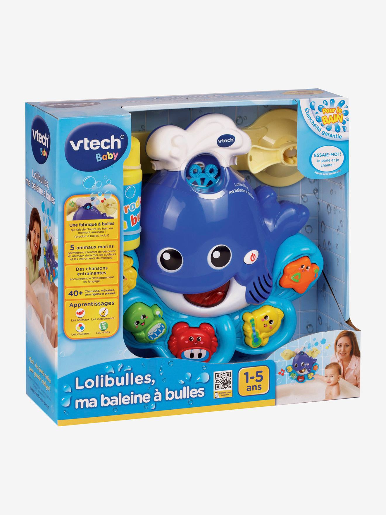 Lolibulles ma baleine à bulle VTECH multicolore