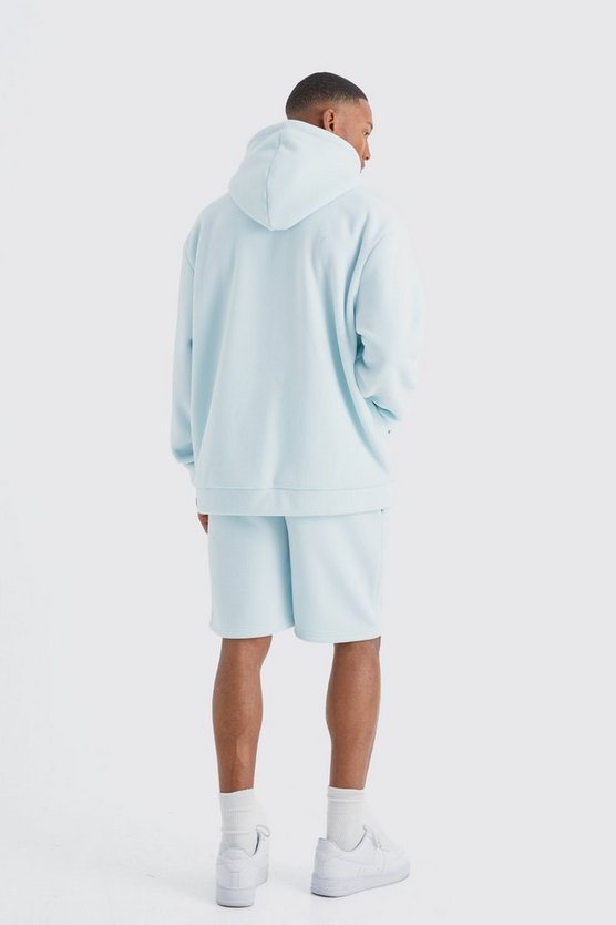 Lockere mittellange Microfleece-Shorts