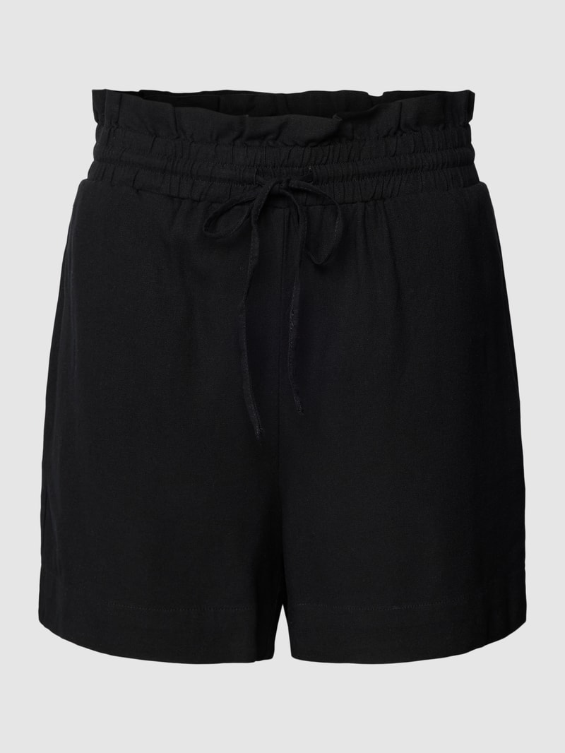 Shorts mit elastischem Bund Modell 'MILO' in schwarz