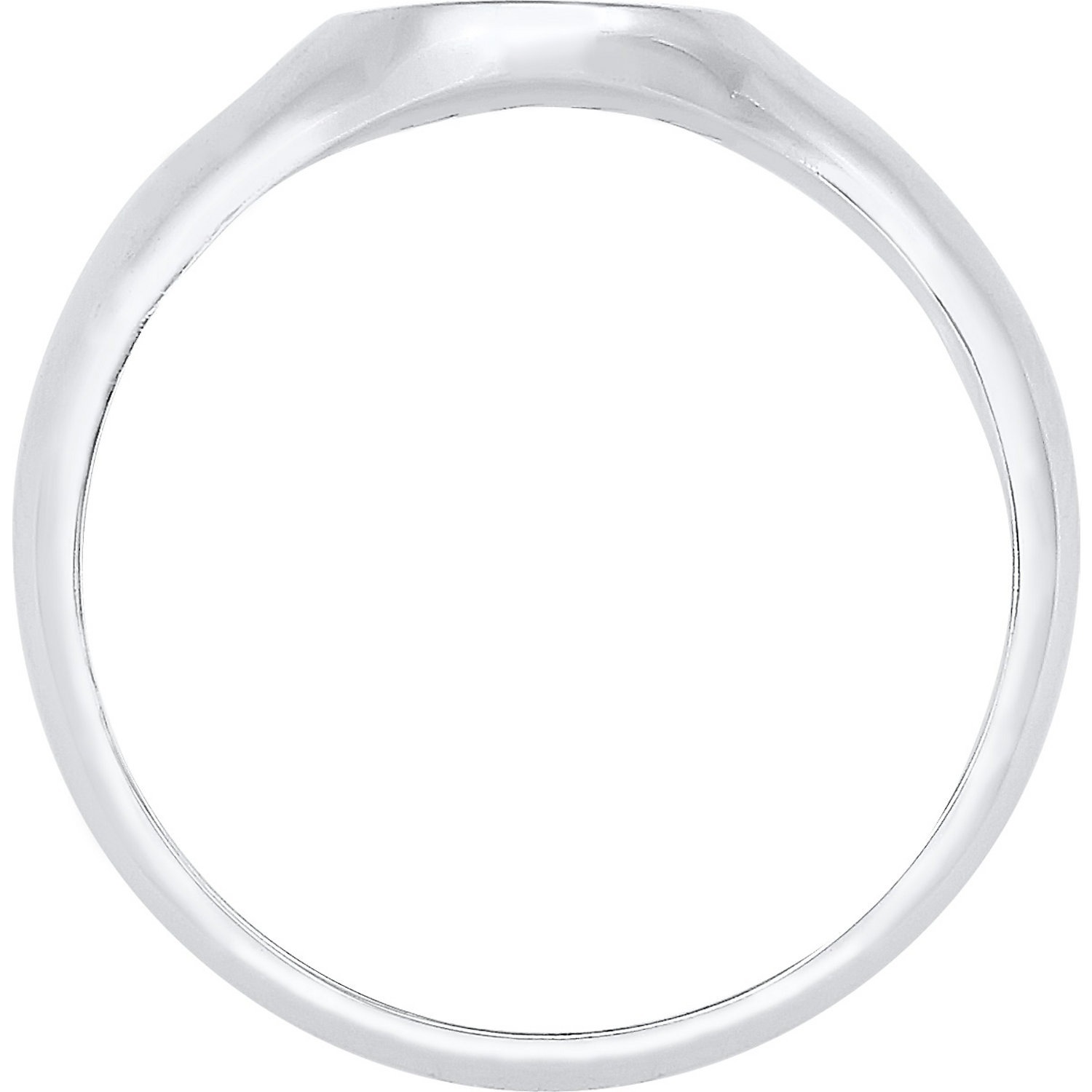 Anello da uomo KUZZOI Basic Minimalist Robust Solid Sealet - Argento 925/1000
