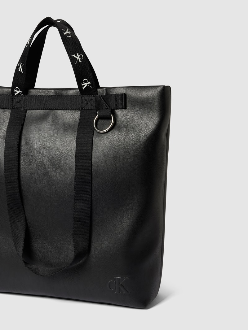 Tote Bag in Lede-Optik Modell 'ULTRALIGHT' in schwarz