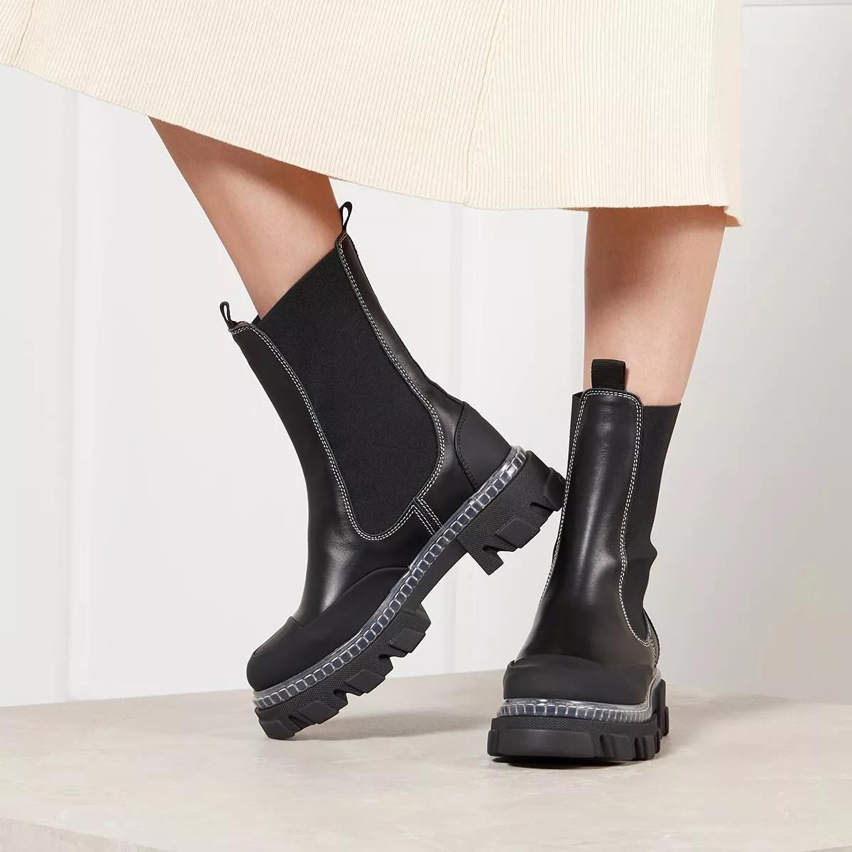 GANNI Stiefeletten schwarz Chelsea Boot