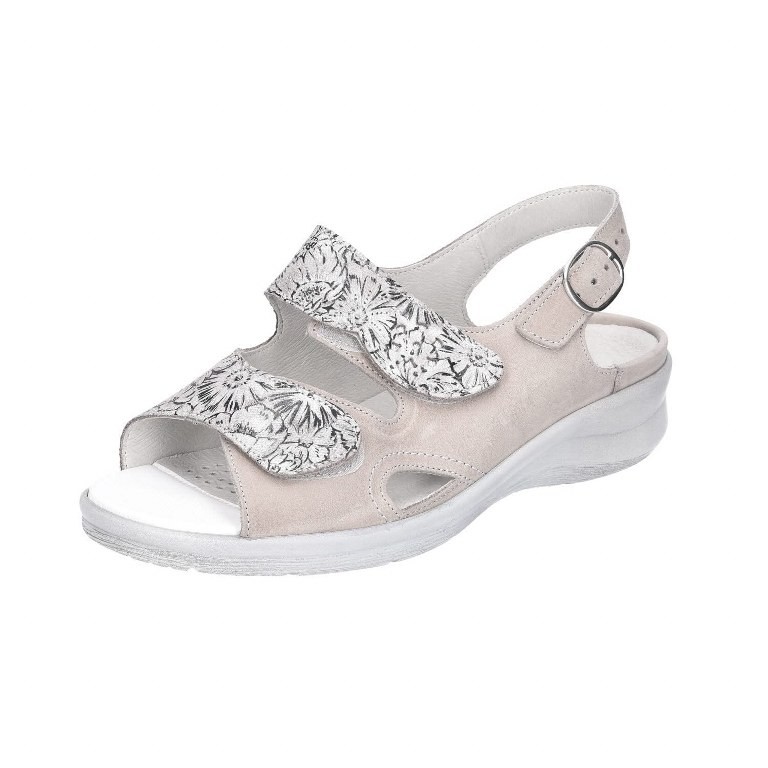 WALDLÄUFER Komfort Sandalen grau
