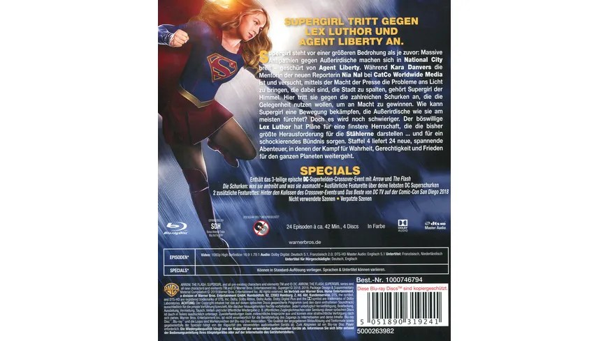 Supergirl - Die komplette 4. Staffel  [4 BRs]