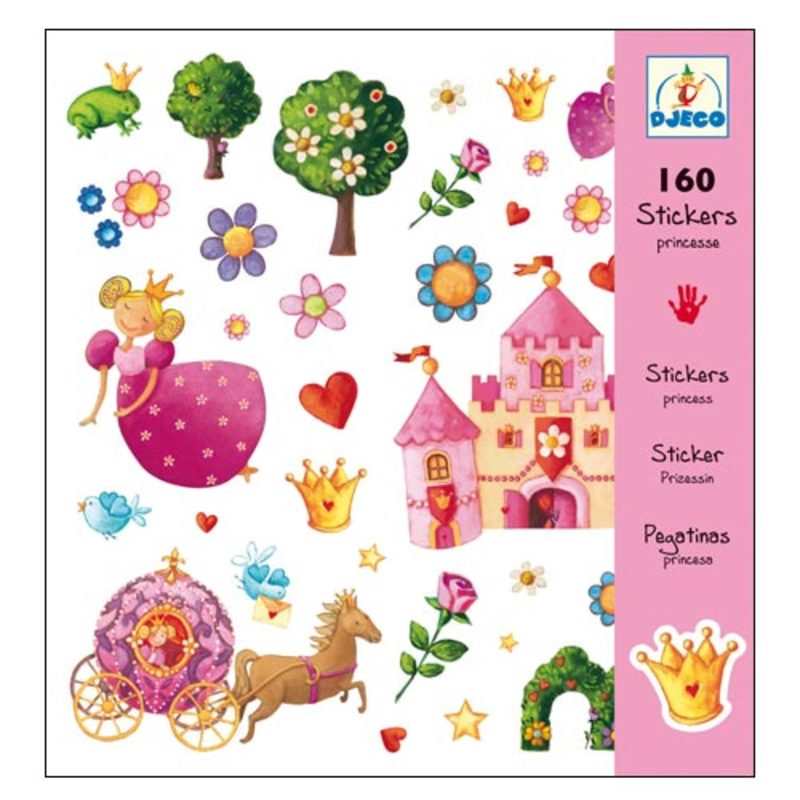 160 stickers princesses Djeco