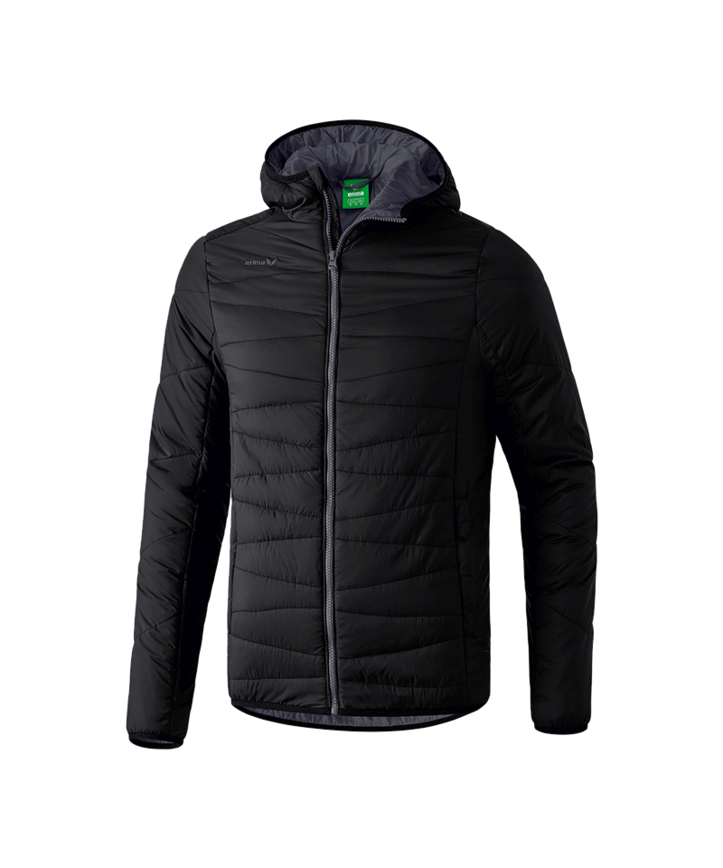 Erima Steppjacke Schwarz Grau