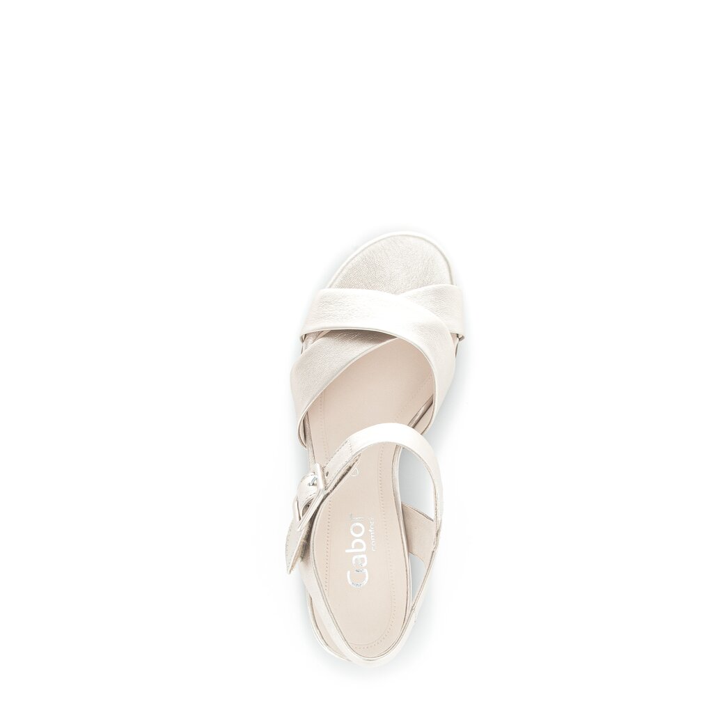 Gabor comfort Riemchensandale gold
