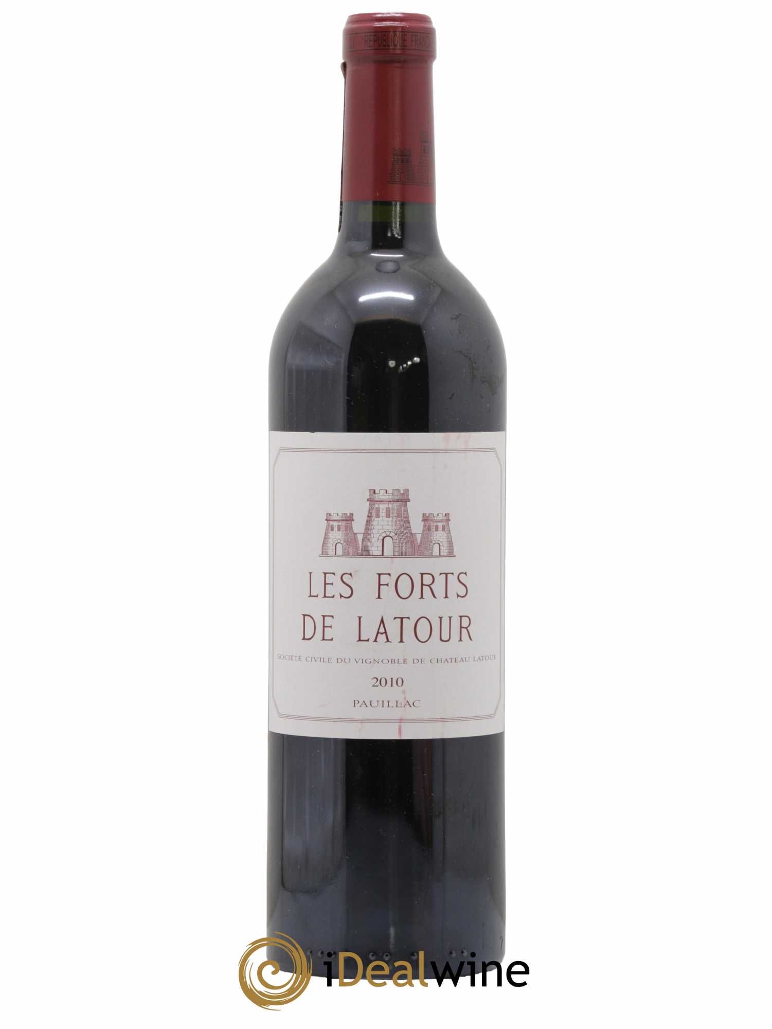 Les Forts de Latour Second Vin  2010 - Lot de 1 Bouteille