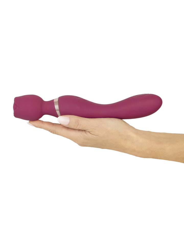 You2Toys Vibrator Thumping Wand Vibrator in rot günstig kaufen 23 cm