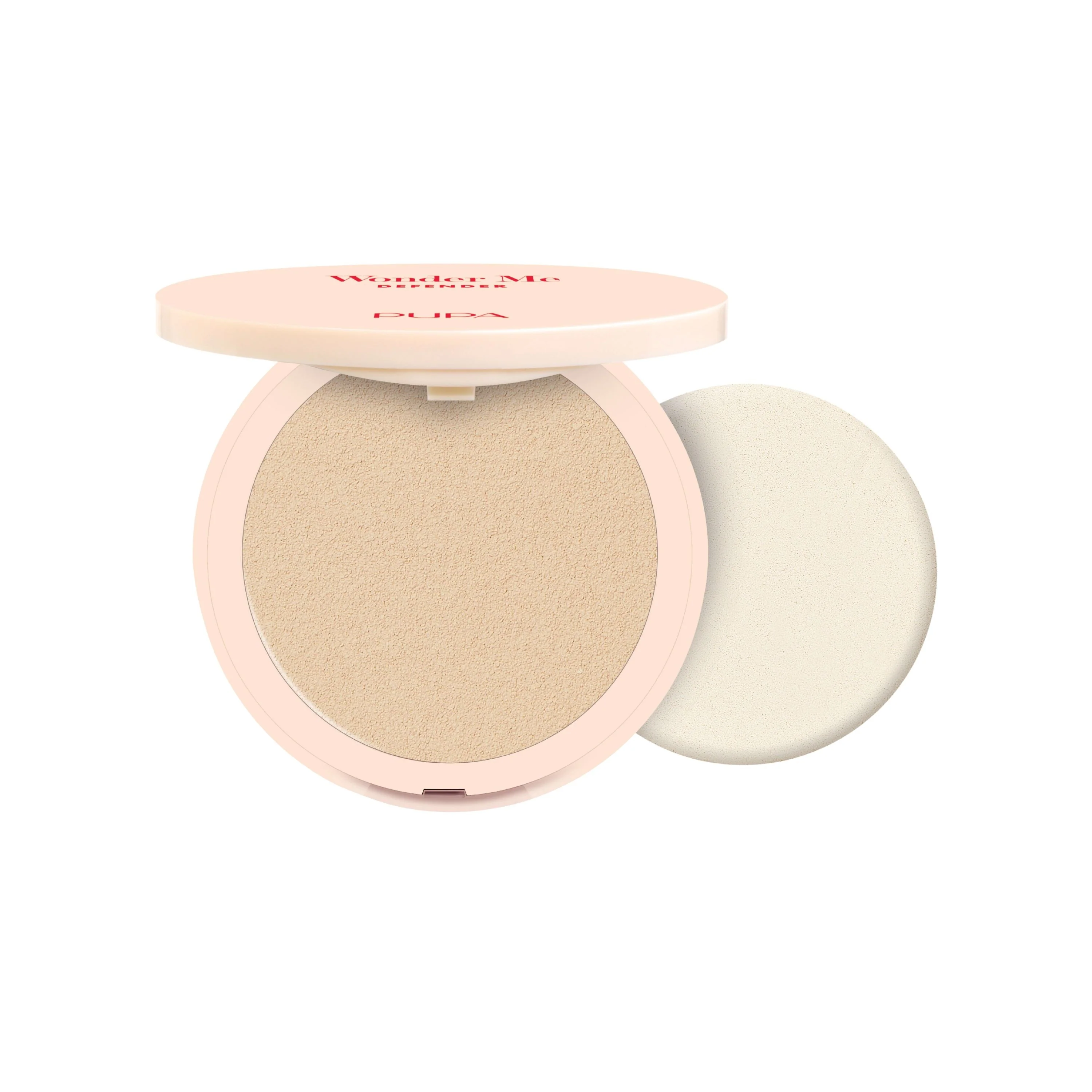 Base de maquillaje Wonder Me Defender SPF 50 - Protector solar facial, protector solar facial de alta protección, base de maquillaje compacta