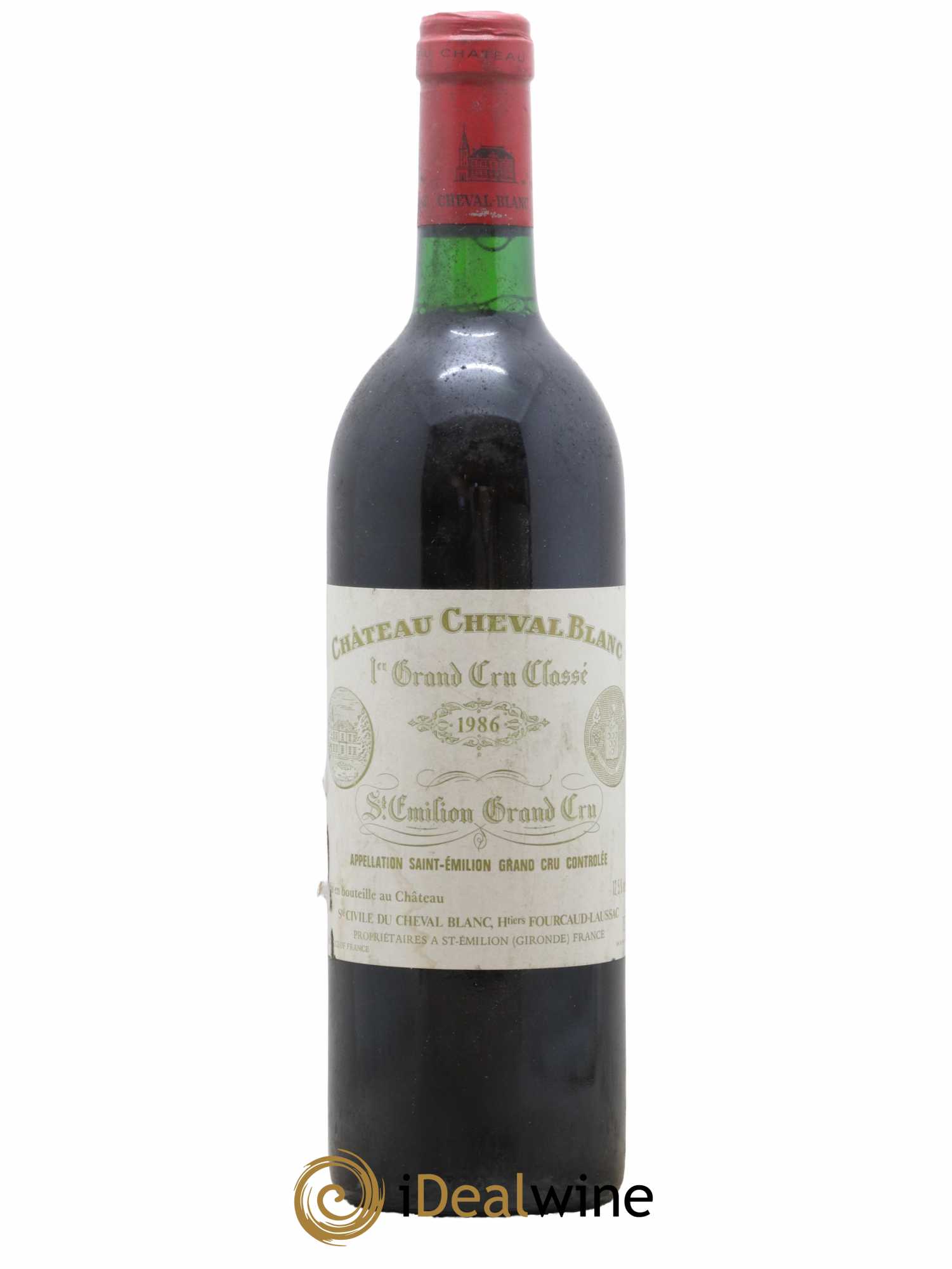 Château Cheval Blanc 1er Grand Cru Classé A  1986 - Lot de 1 Bouteille
