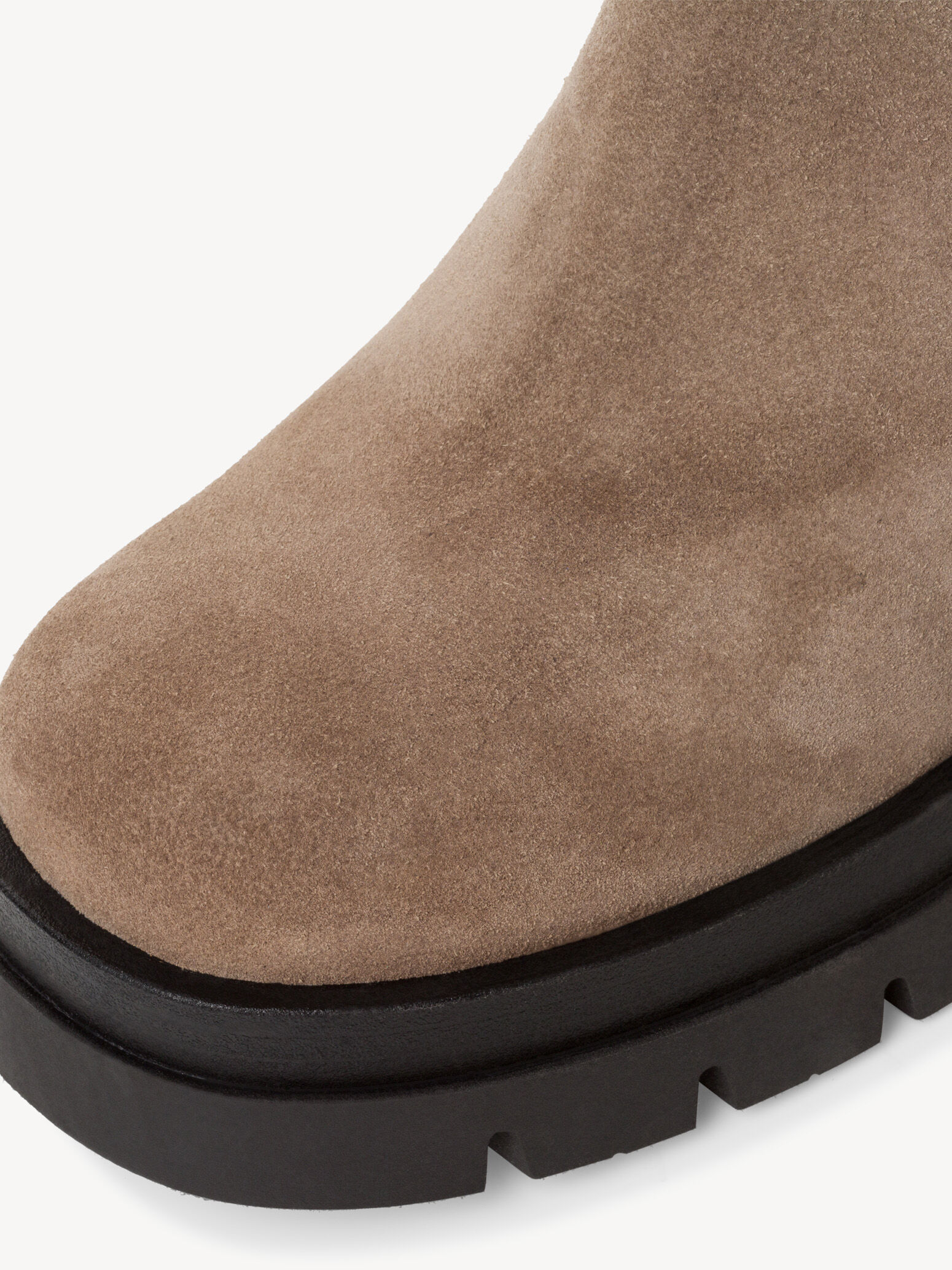 Bottine Chelsea en cuir - marron