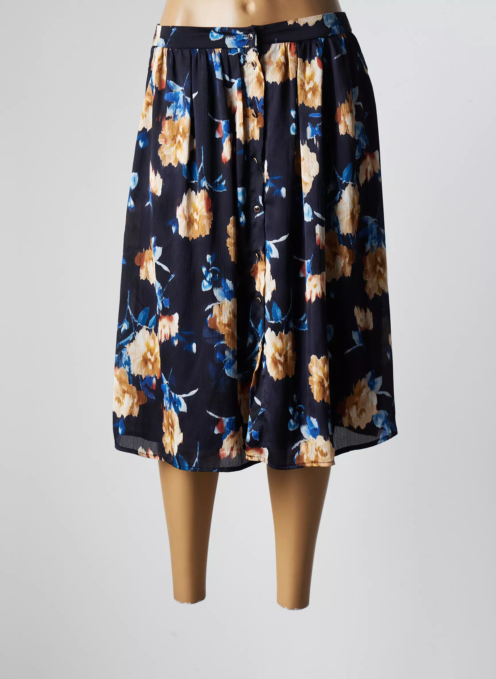 La Petite Etoile Jupes Mi Longues Femme couleur bleu