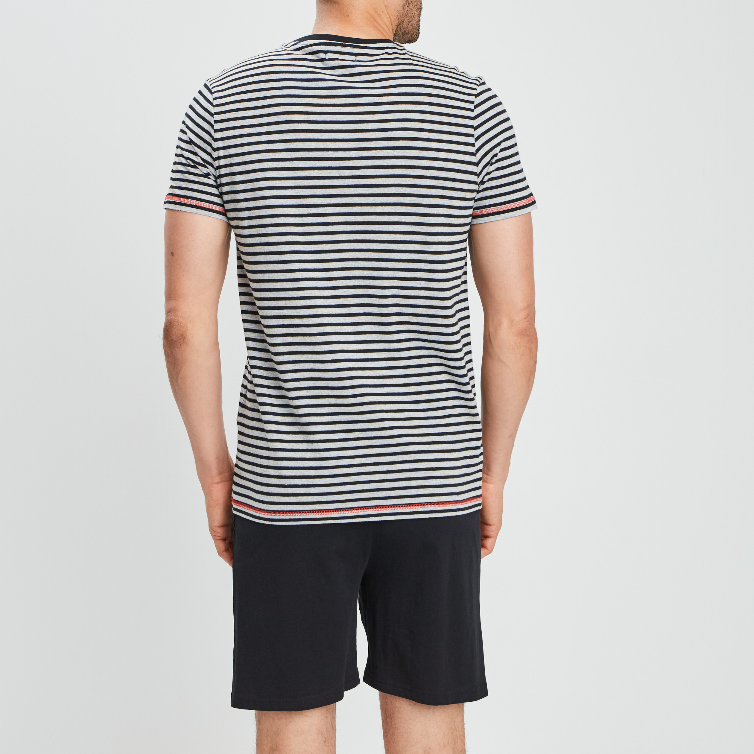 Ensemble pyjama 2 pièces blanc homme | La Halle