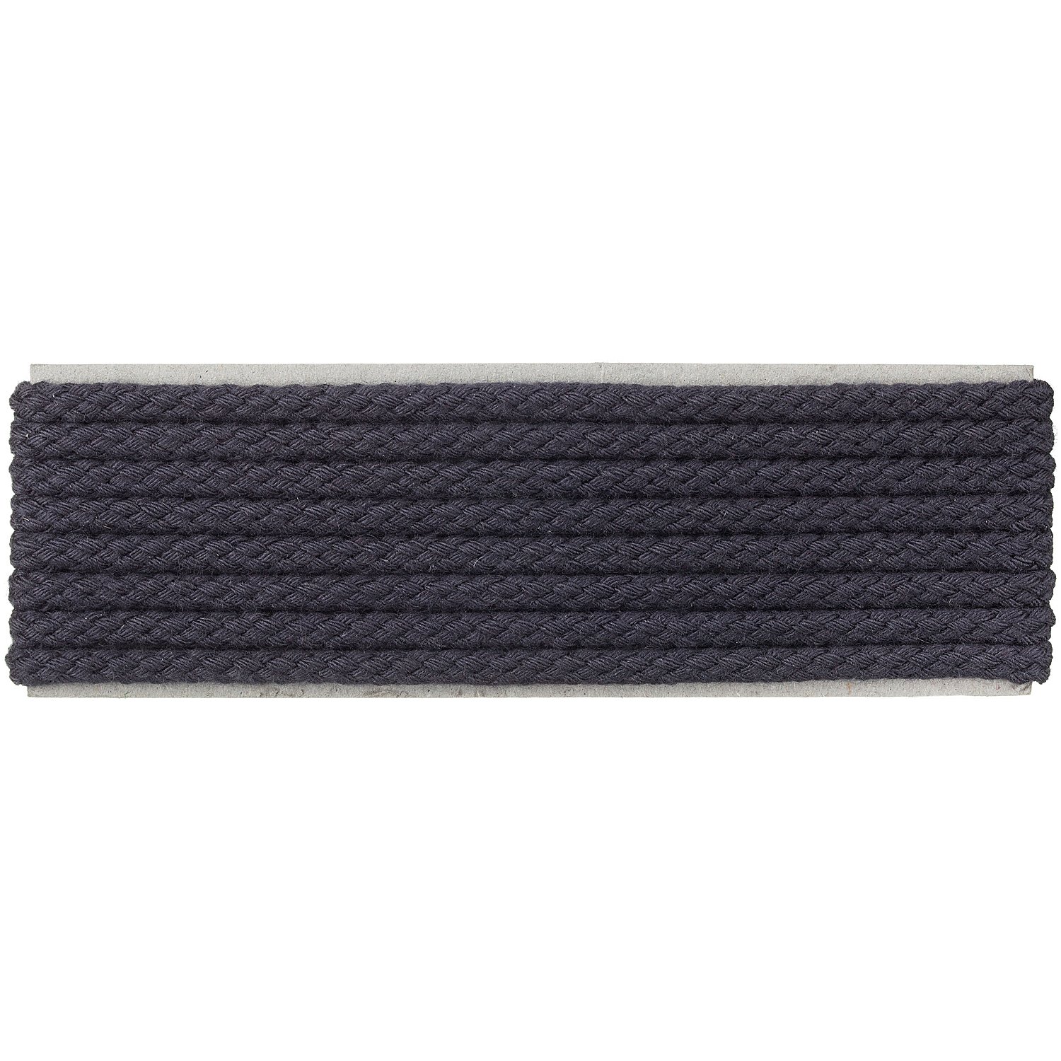 buttinette Kordel für Bekleidung, dunkelgrau, 4 mm Ø, Länge: 4 m