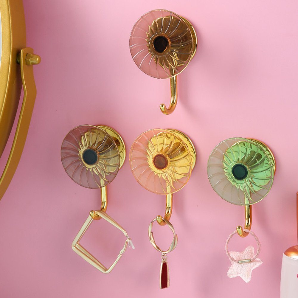 Blusmart Wandhaken 2-in-1-Sonnenblumen-Wandhaken, Große Tragende Hängehaken Für