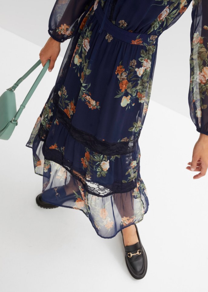Bedrucktes Midikleid