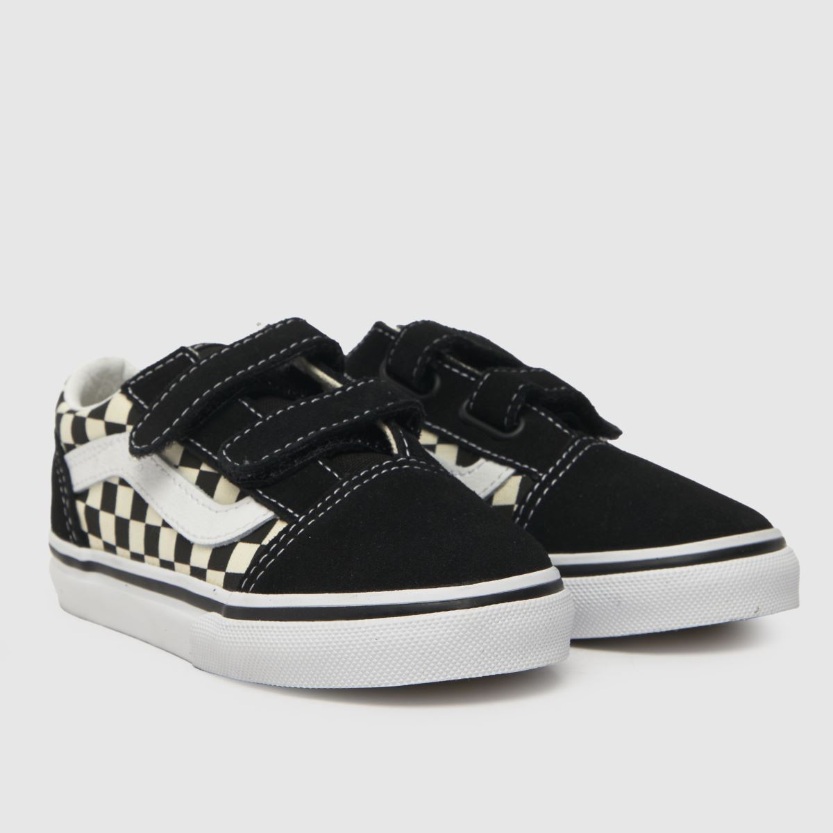 Vans fekete-fehér old skool v kisgyermek tornacipő